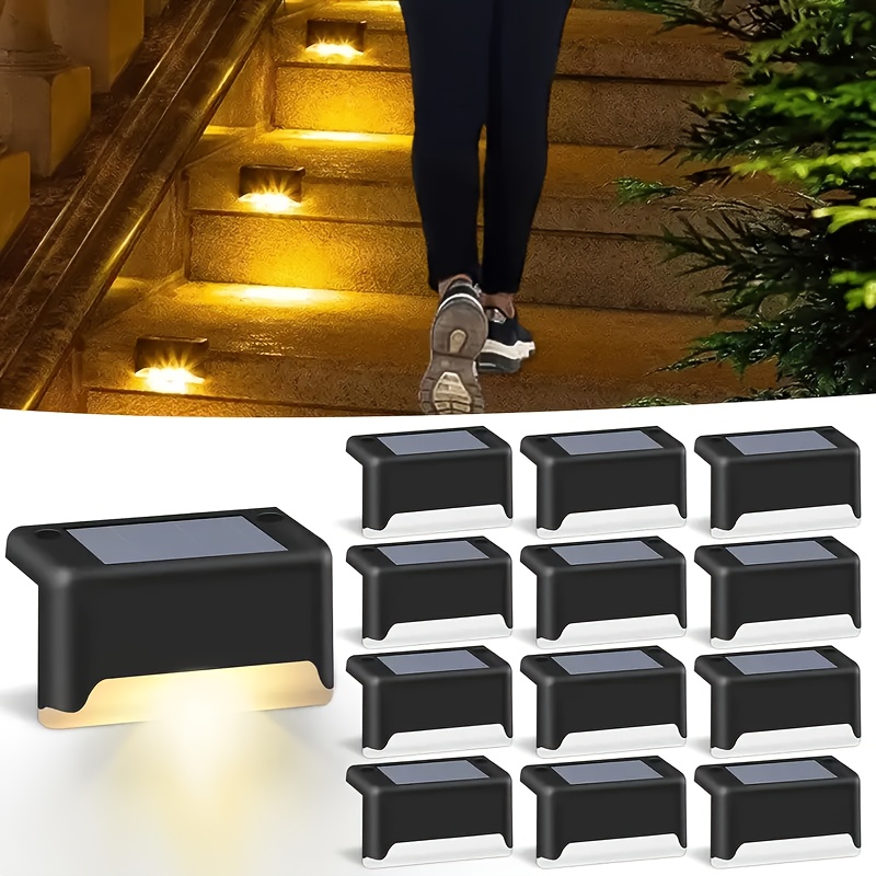Image of 12pcs Of Step Lamps White Light Warm Light Models In A Of Specifications Dress Up Home Housewarming Party Graduation Party Christmas Easter, Ip44