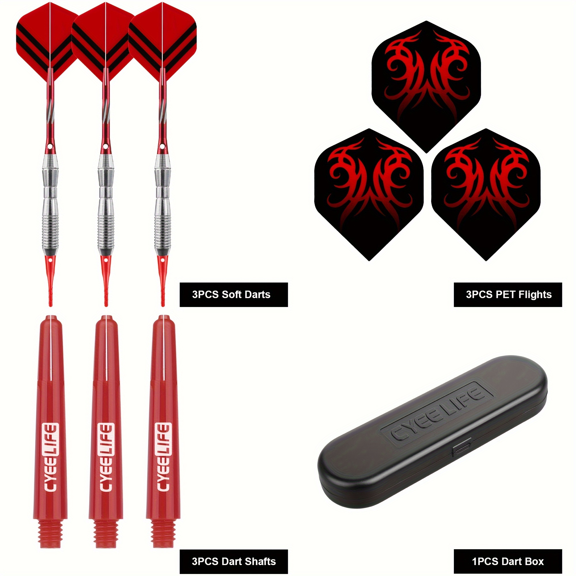 Premium 18g Darts - Iron/aluminum Alloy, Colors, Beginners & Pros