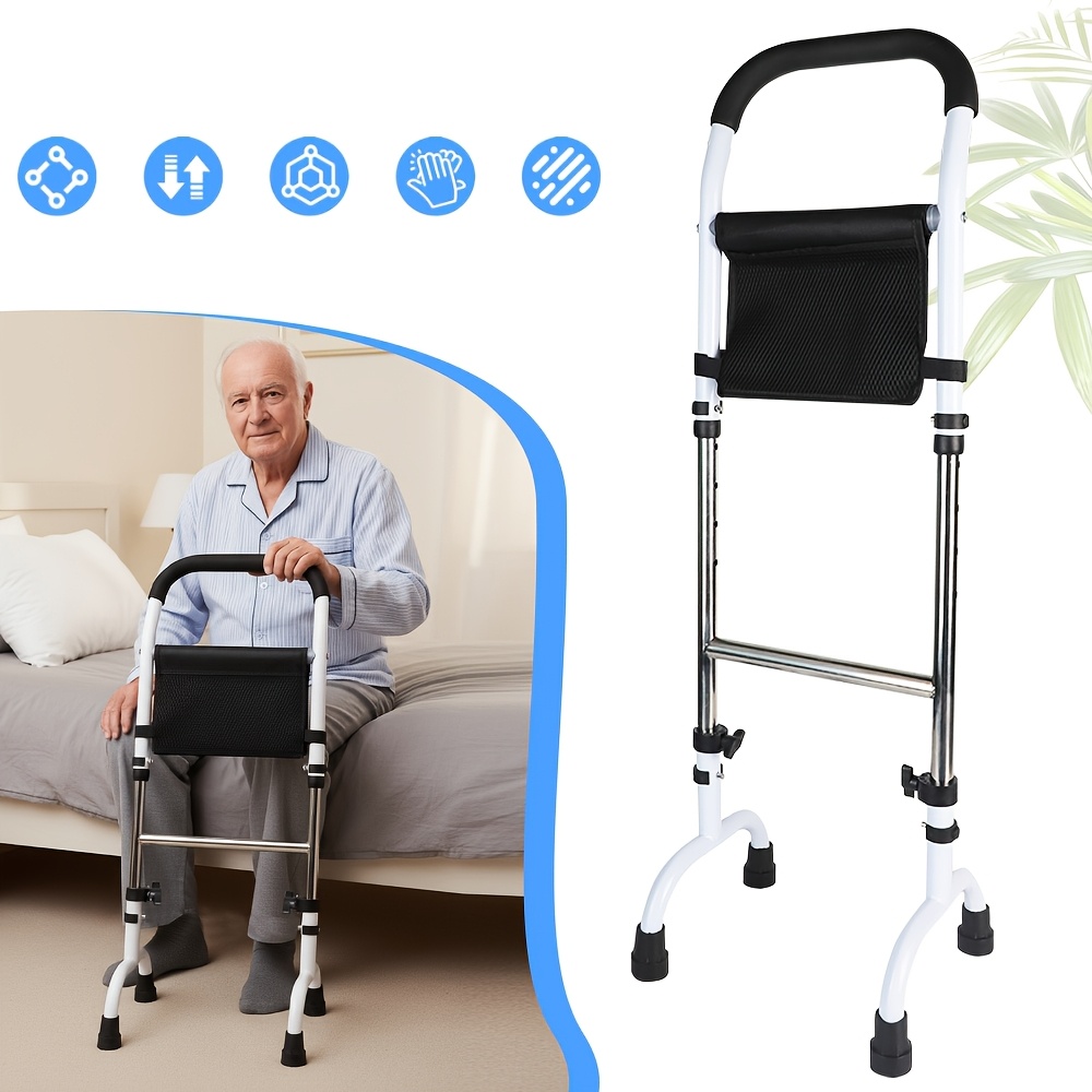 Cane, Body Recovery Aid Tool, Stability And Anti-slip, Up To 300lb, Height Adjustable, Suitable For Elderly Handicap Or Pregnant Women