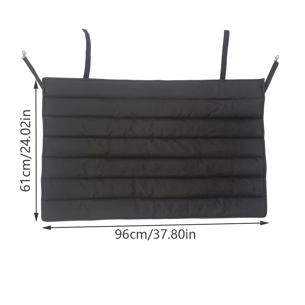 TEMU 1pc Car Bumper Protector Pad, Universal Trunk Protection Mat, Foldable Car Tailgate Bumper Anti-collision Pad Pet Mat