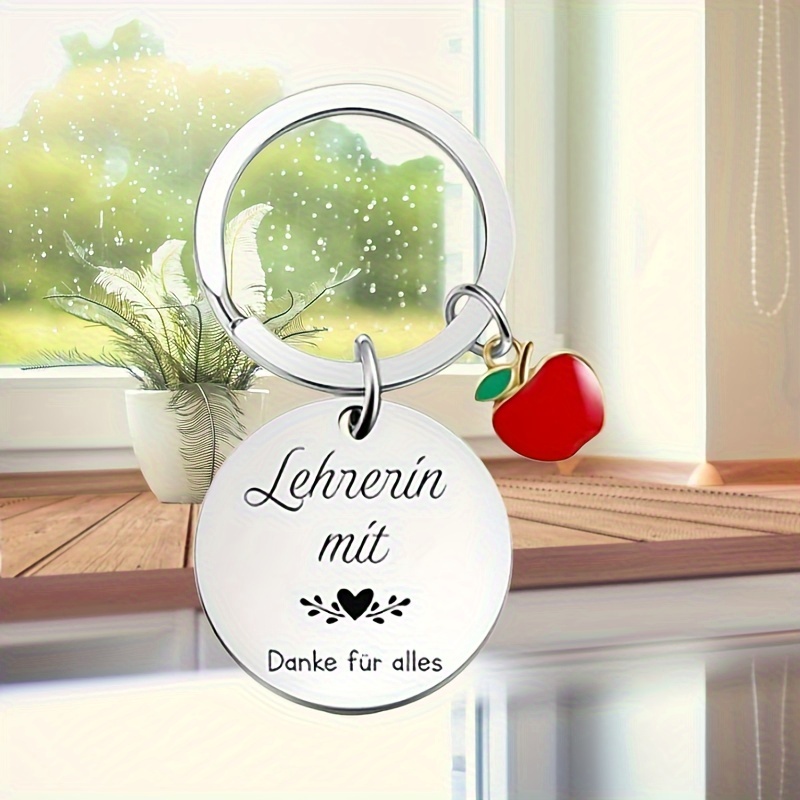 Portachiavi Ape Ispirazionale In Acciaio Inox Con Frase "Bee Positive" - Regalo Motivazionale Per Insegnanti, Amici, Colleghi, Con Sacchetto Di Velluto