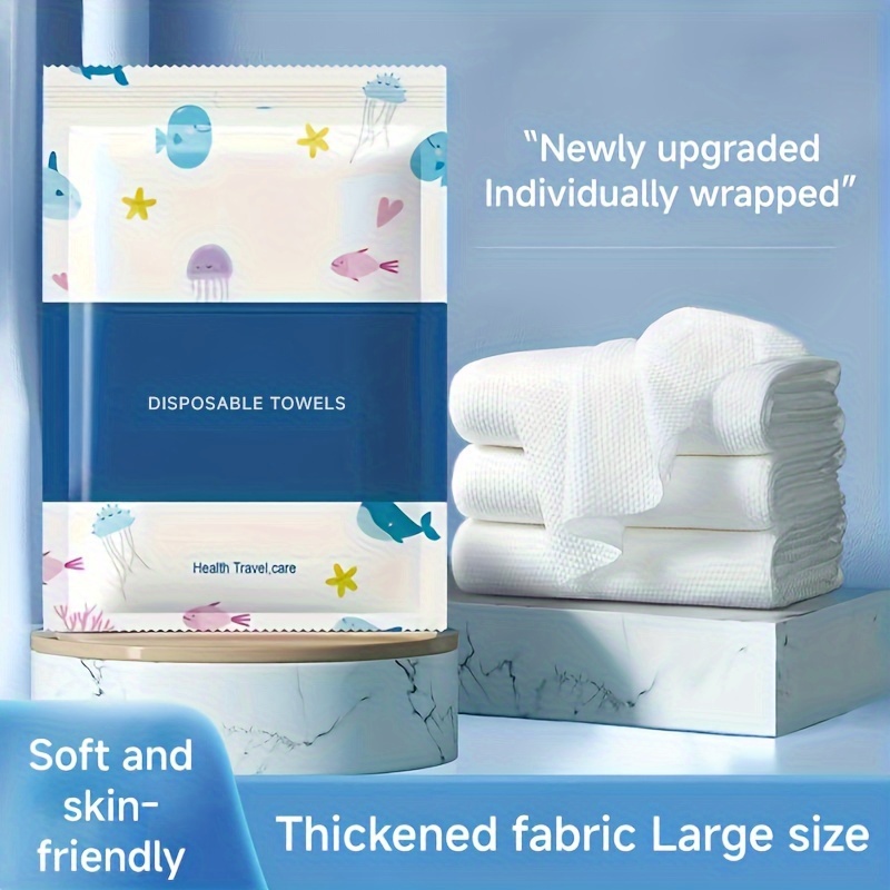 

20pcs Portable Disposable Bath Towels - , & Individually For , , And Use