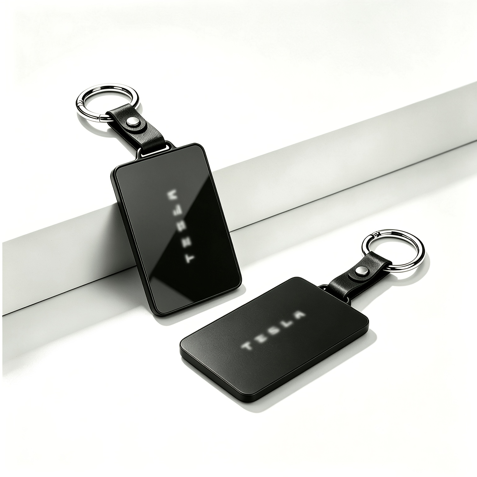 TEMU 2pcs Suitable For Keys Card Holder,nfc Cover,slim Tpu Soft Case,transparent Full Sleeve,for Model 3/y/x/s Protector,anti-scratch Anti-bending