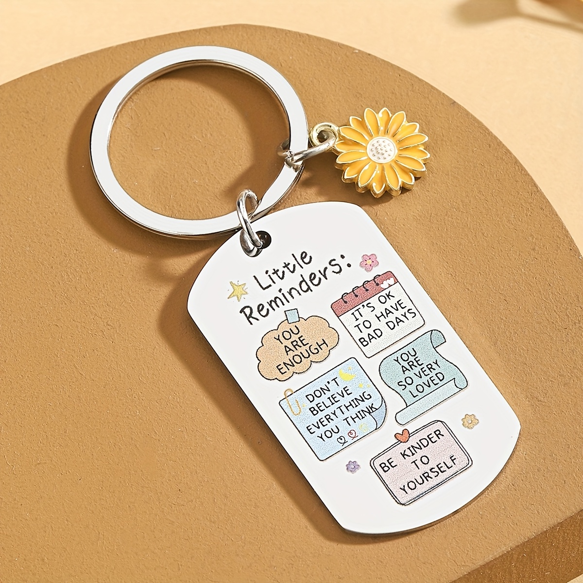 Inspiration Gift Keychain - You Are Enough Keychain, Reminder Keychain, Men's And Women's Inspiration Gifts