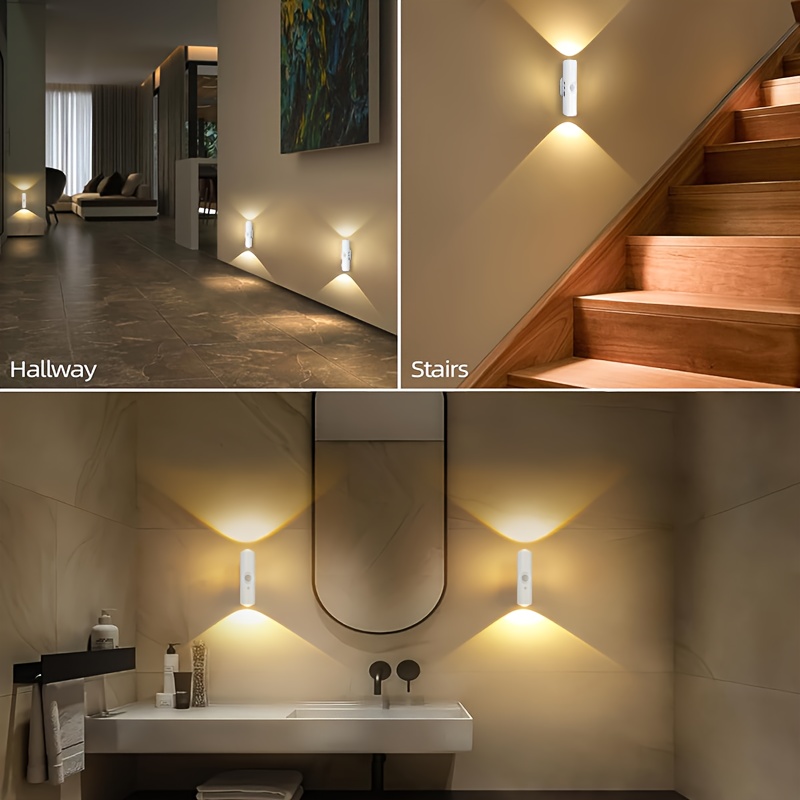 4 luces nocturnas inteligentes con sensor de movimiento y PE - Imagen 11