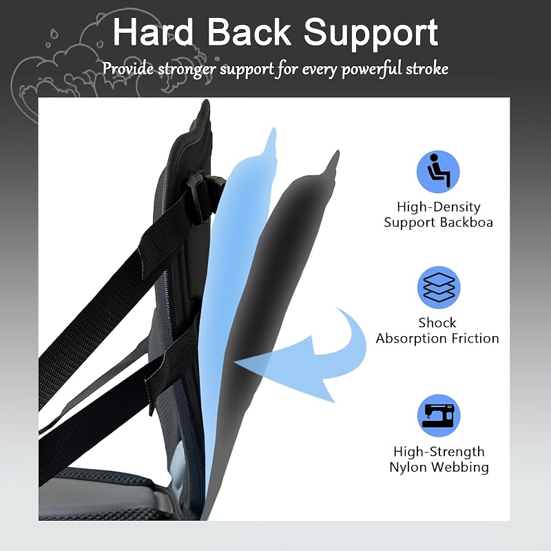 KOETSU Portable Canoe Seat with High Back Support