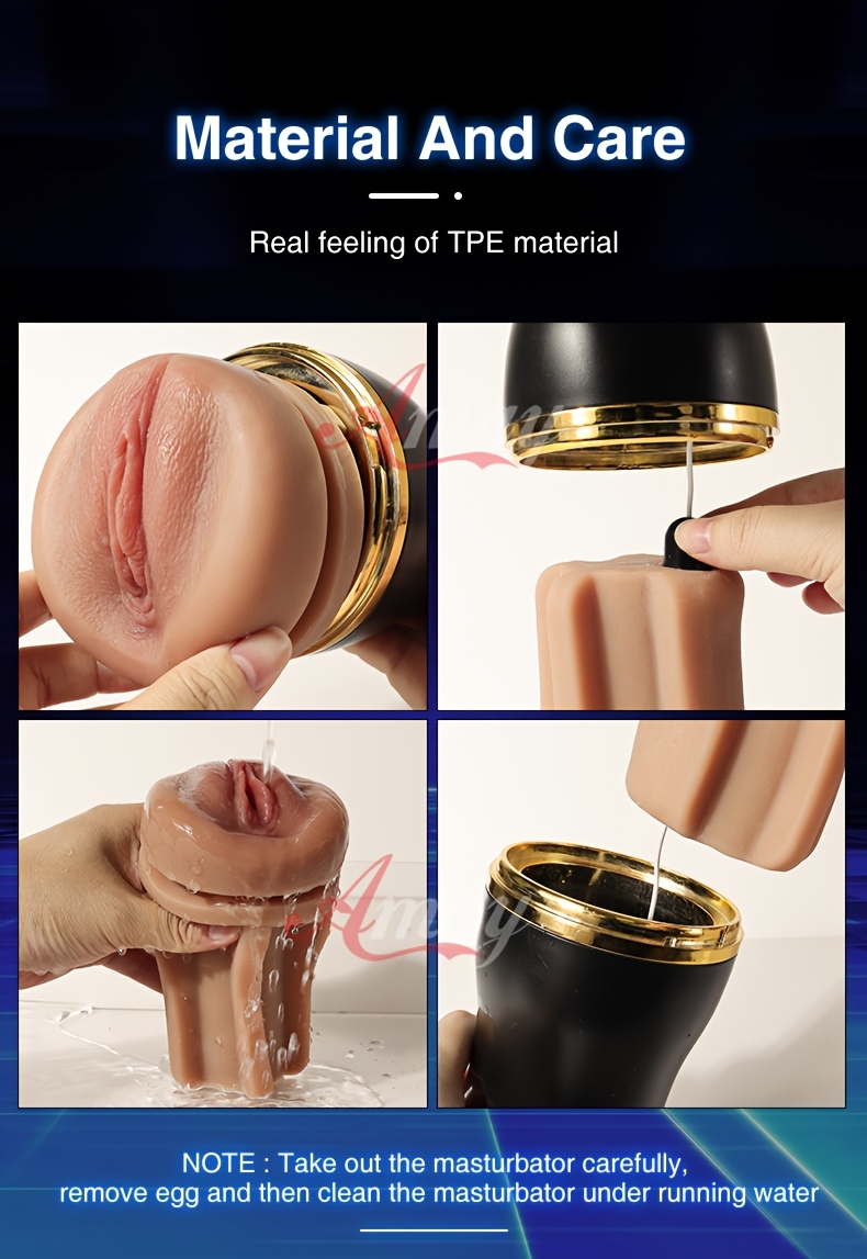 Romantic Valentine'S Day Gift- Simulation Electric Plane Cup, Crotch Self-Therapy, TPE Material Cannon Pocket Cat, Soft And Comfortable Material, with 3D Realistic Textured Vaginal Toy, Male Adult Self-Therapy Electric Toy