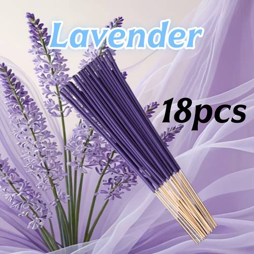lavender premium incense sticks incense cones 8 66 inches 30 light and fragrant suitable for home kitchen and dining room decor suitable for home and office to remove odors and leave a lasting fragrance for sleep