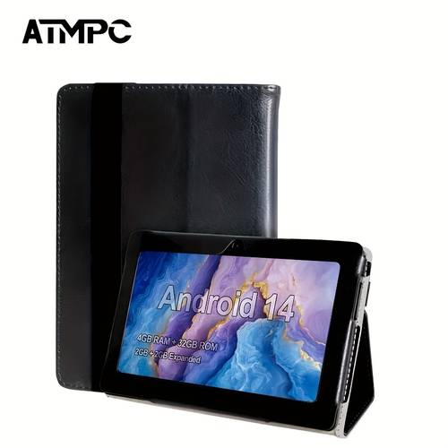 imagen del artículo tablet de 7 pulgadas -core 14, 4gb (2gb+2gb ) y 32gb rom, pantalla ips hd, batería de 3500mah, cámaras duales, wi-fi 6, , , , computadora pc, tablet, pad, actualización 2025,