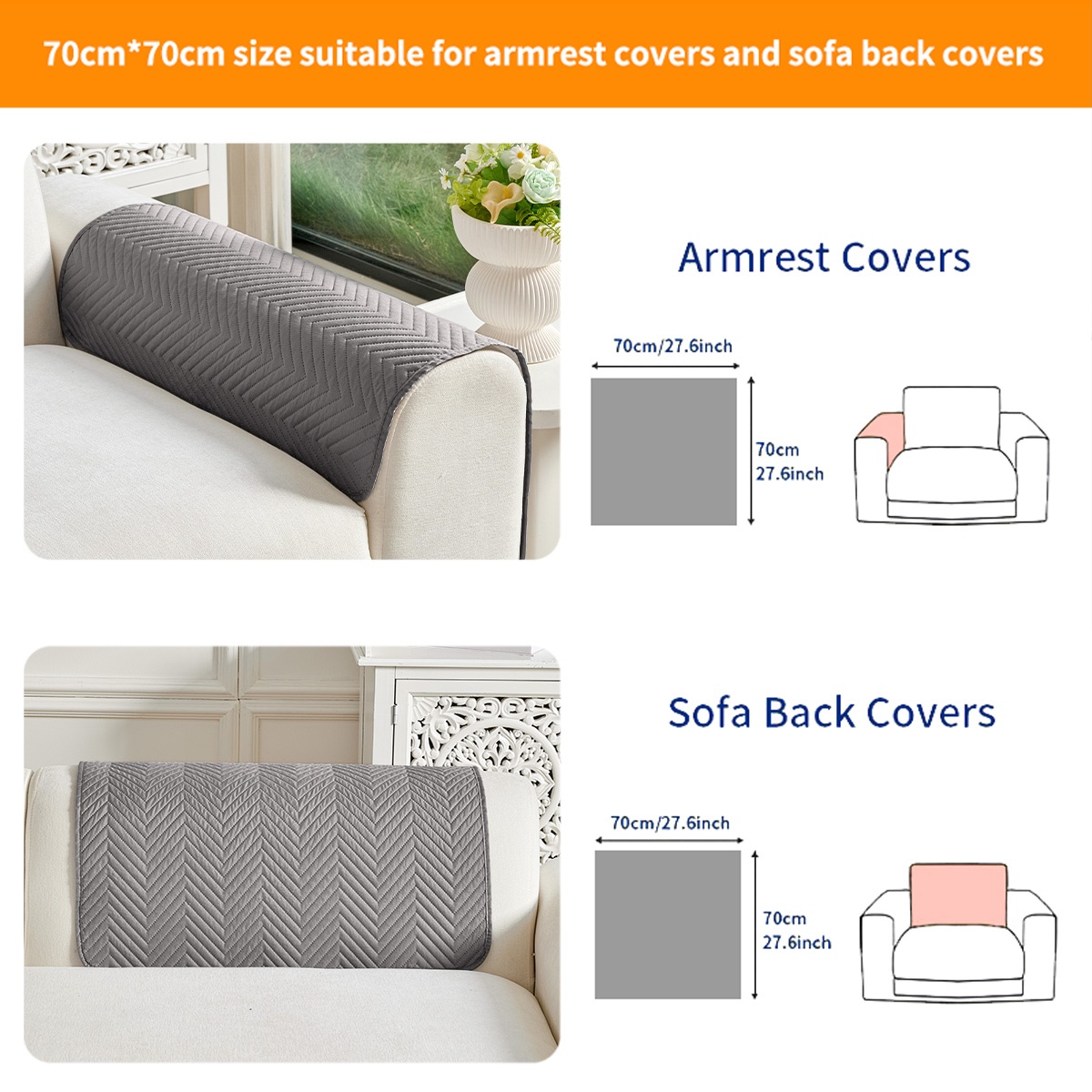 TEMU 1pc de Sofá de Estilo Minimalista con de Líneas en Relieve y Tecnología de Ondas Sonoras, , Transpirable, Rápida, para Todas , Lavable a Máquina