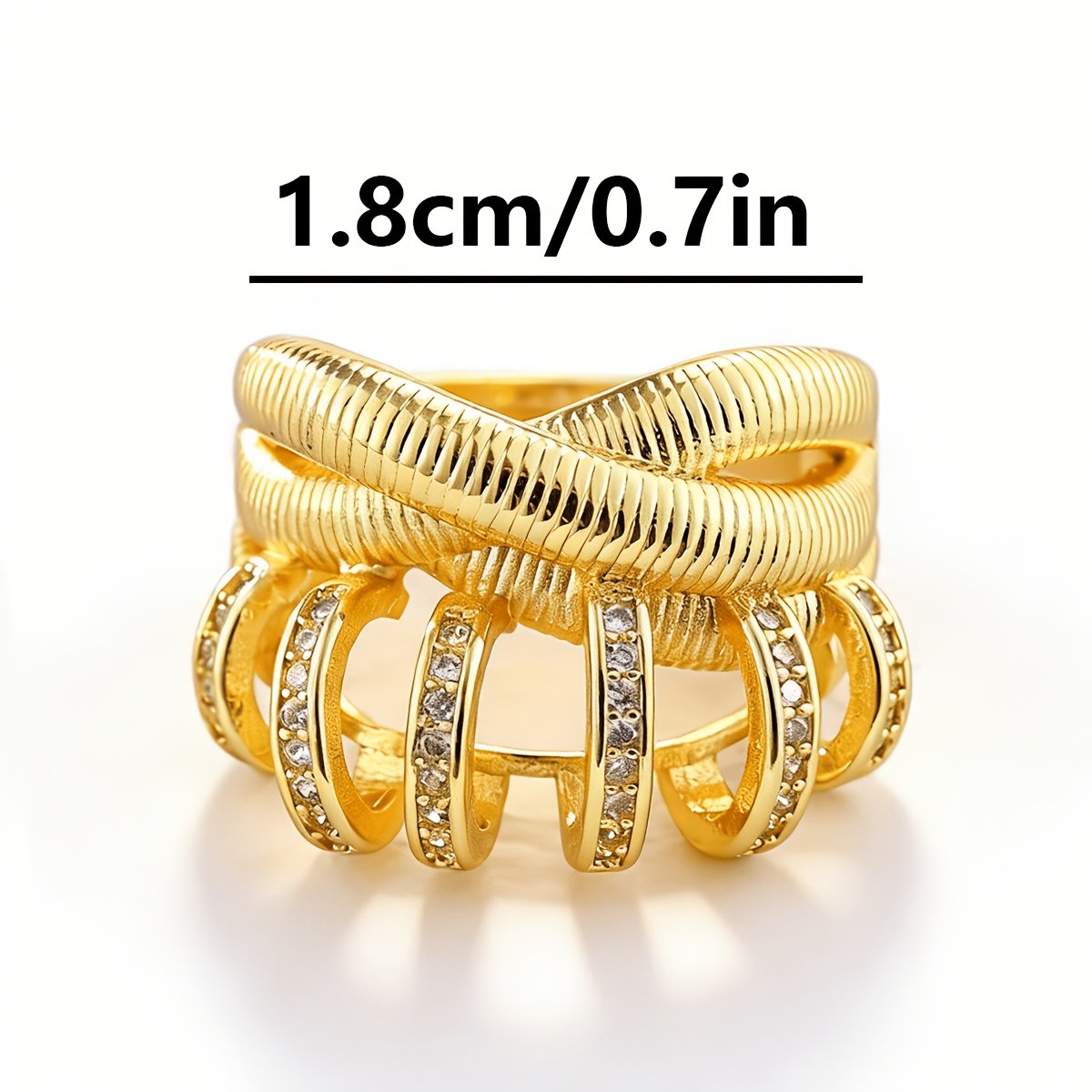 Elegant Luxurious Zirconia Ring for Women