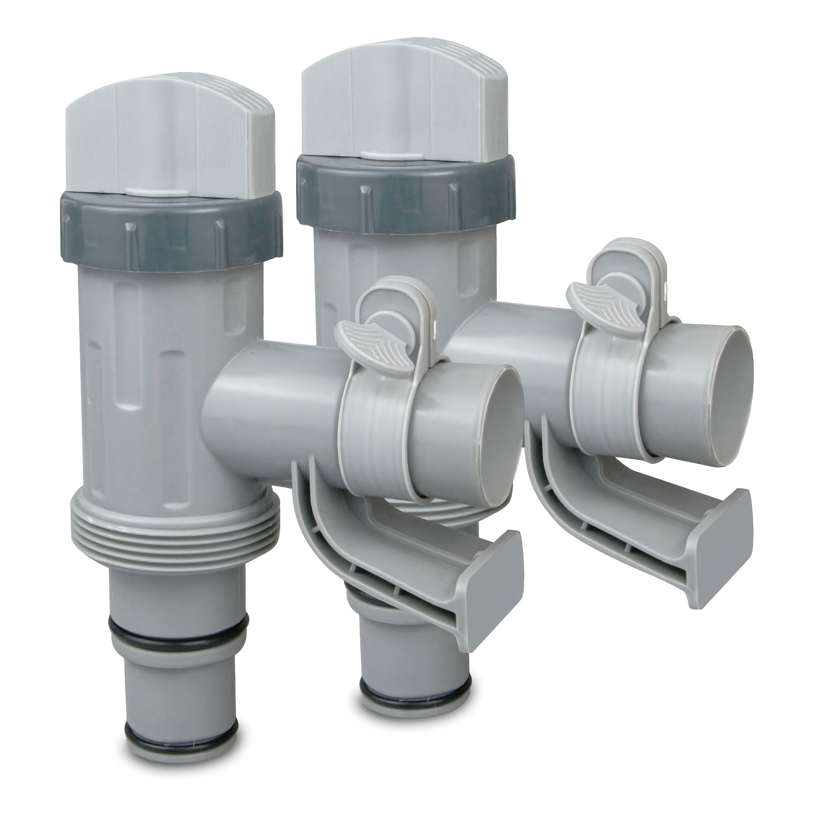 Plunger Valve With Holder For Above Ground Pool Hose - Replacement Parts Compatible With Pool Hose Adapter For Pool Filter Pump