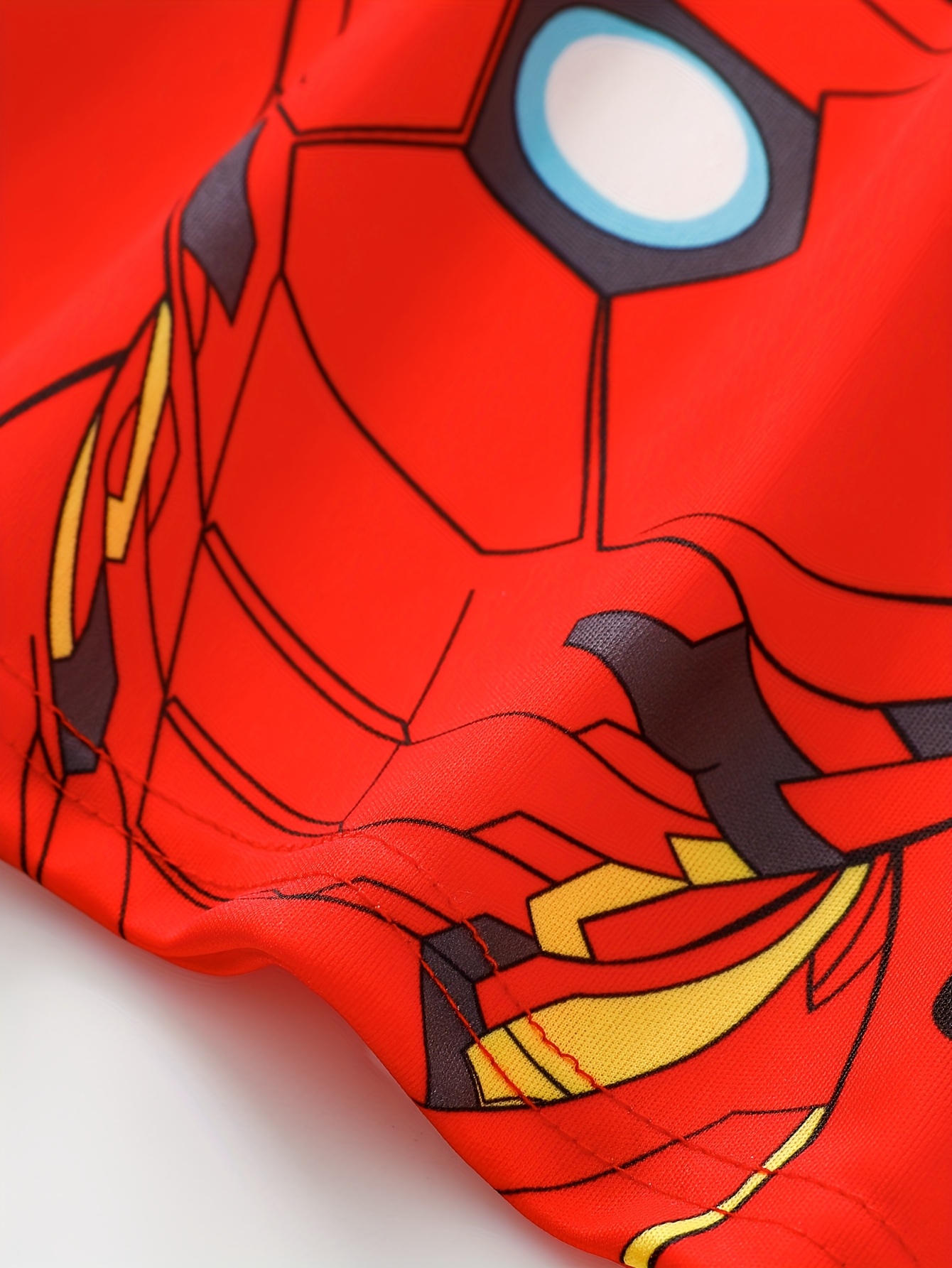 boys graphic t shirt red superhero short Temu United Kingdom - Main Image