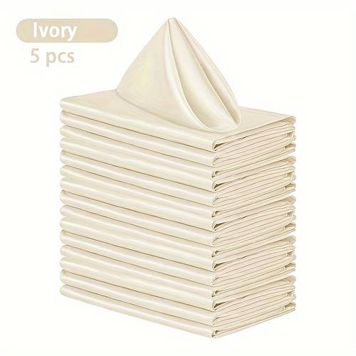 30pcs square napkin solid color napkin cloth 18 9x18 9 inches 100 dinner napkins with hemmed edges washable napkins ideal for parties weddings and dinners