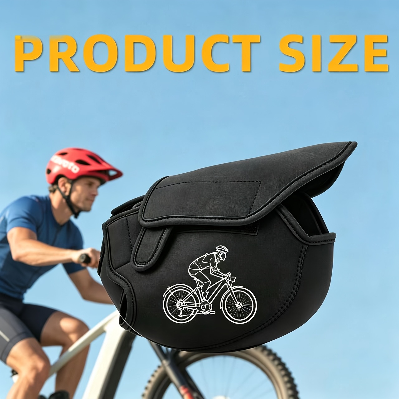 Image of Electric Bicycle Motor Cover Compatible For Center Motors, Neoprene Soft Shell Protective Case With Non- Body & Lid, Scratch-resistant Suitable For - Motor Guard, Machine-washable (for / Storage)
