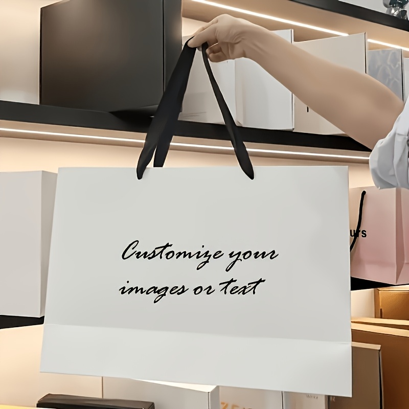 Custom High-Quality Paper Tote Bag for Store Shopping