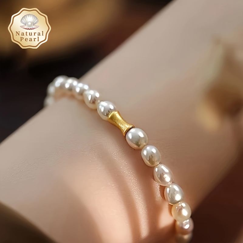 Diemi June Birthstone Freshwater Pearls Bracelet
