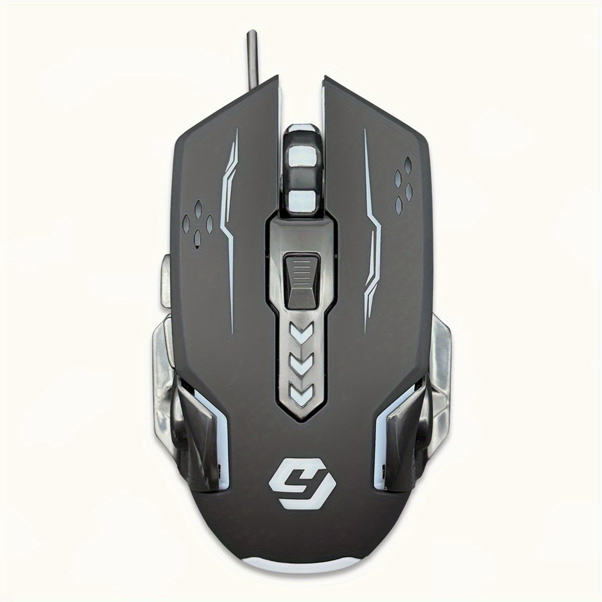 TEMU Wired Usb Gaming Mouse, Multiple Glowing Colors, Optical Sensor, , Suitable For Personal Computers And Laptops