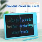 10 inch lcd writing tablet light energy electronic drawing tablet high brightness thickened color handwriting tablet electronic digital writing tablet blue