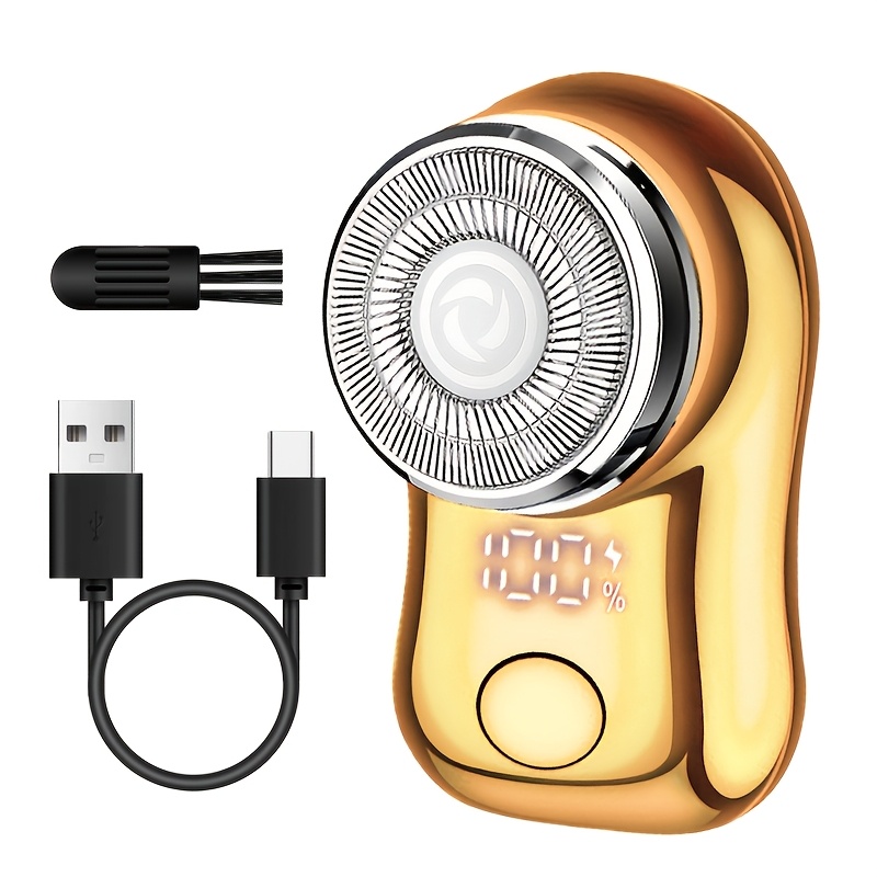 Men's Electric Shaver with USB Charging and Digital Display