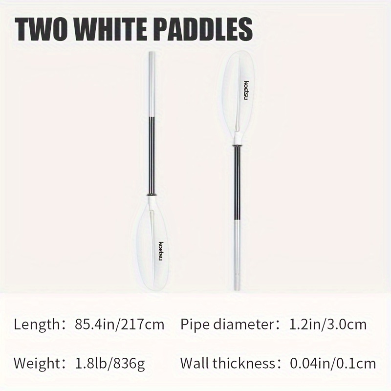 KOETSU Two-Stage Double Headed Kayak Aluminum Alloy Segmented Oars