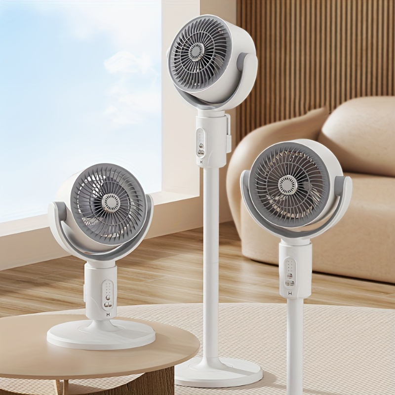 

Quiet & Powerful Air Circulation Fan With Remote - Adjustable Height, Usb-powered For Home And Office