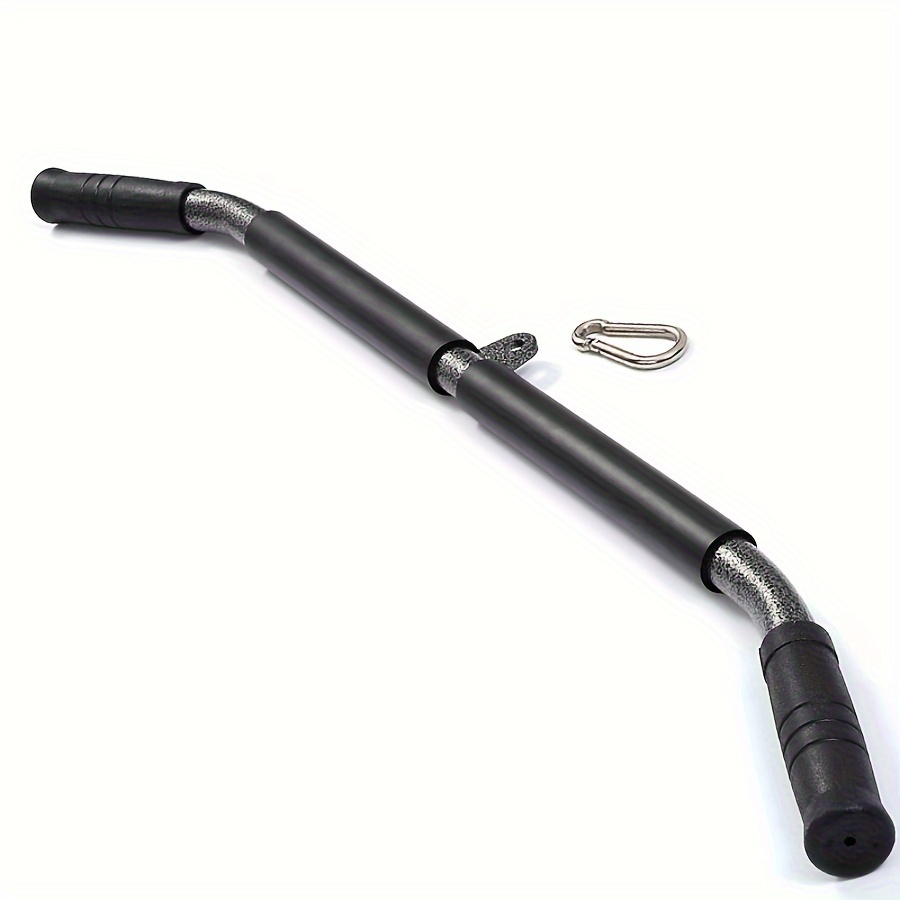 TEMU Long Lat Pulldown Bar Cable Machine Attachment For Back And Arm Strength Training, Home And Gym Workout Pull Bar Additions