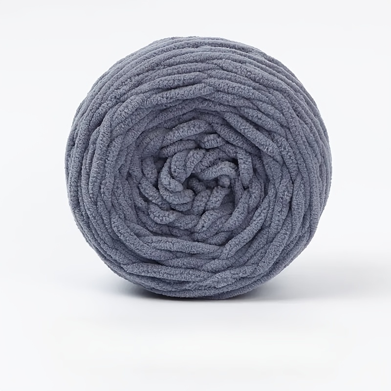TEMU Hilo y , hilo de poliéster tipo tira de hielo para tejer a y crochet, bufandas DIY de 2.8 oz, para principiantes