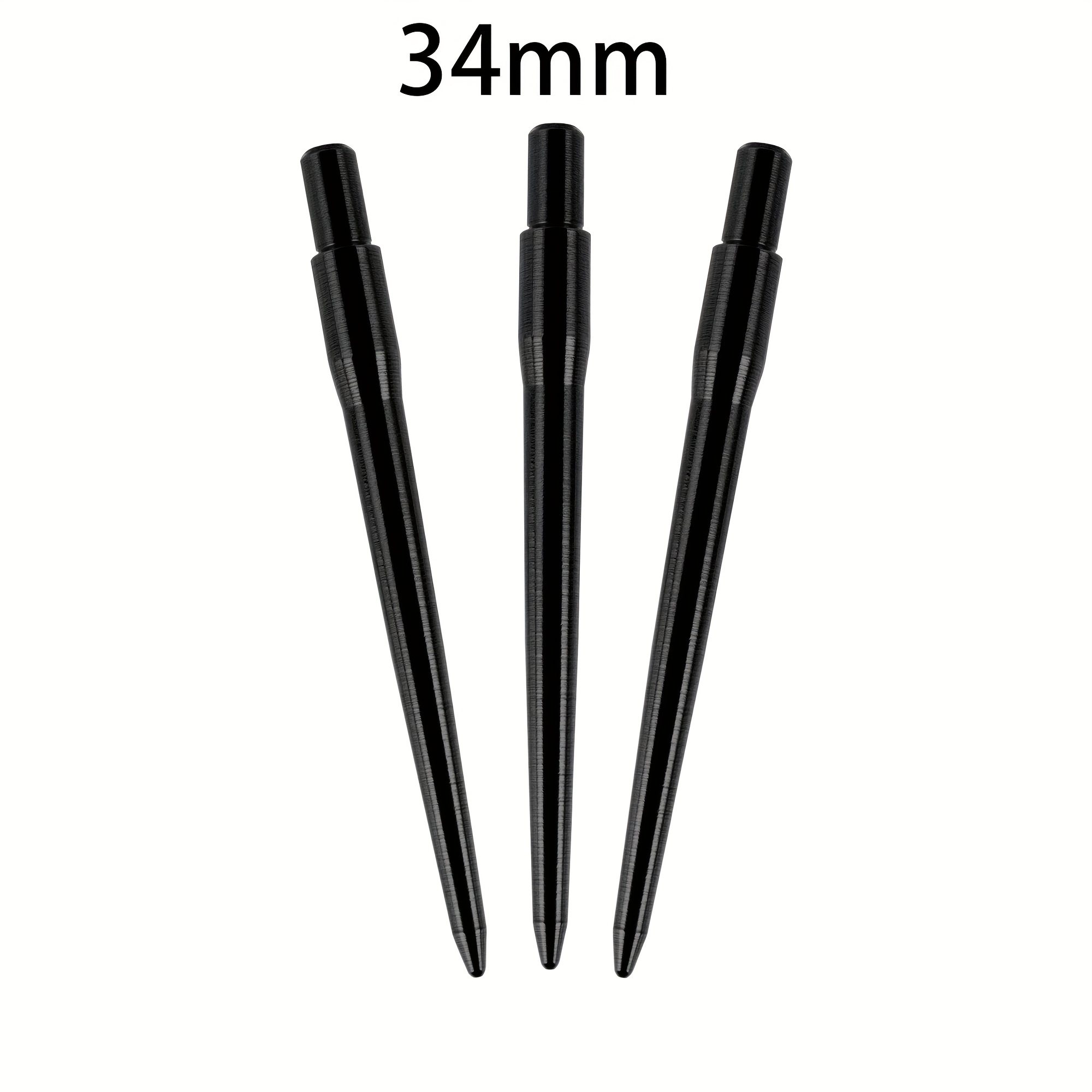 Image of Cyeelife 26/30/34mm Dart Additions, 3pcs Dart Replacement Needles, Black And Silvery