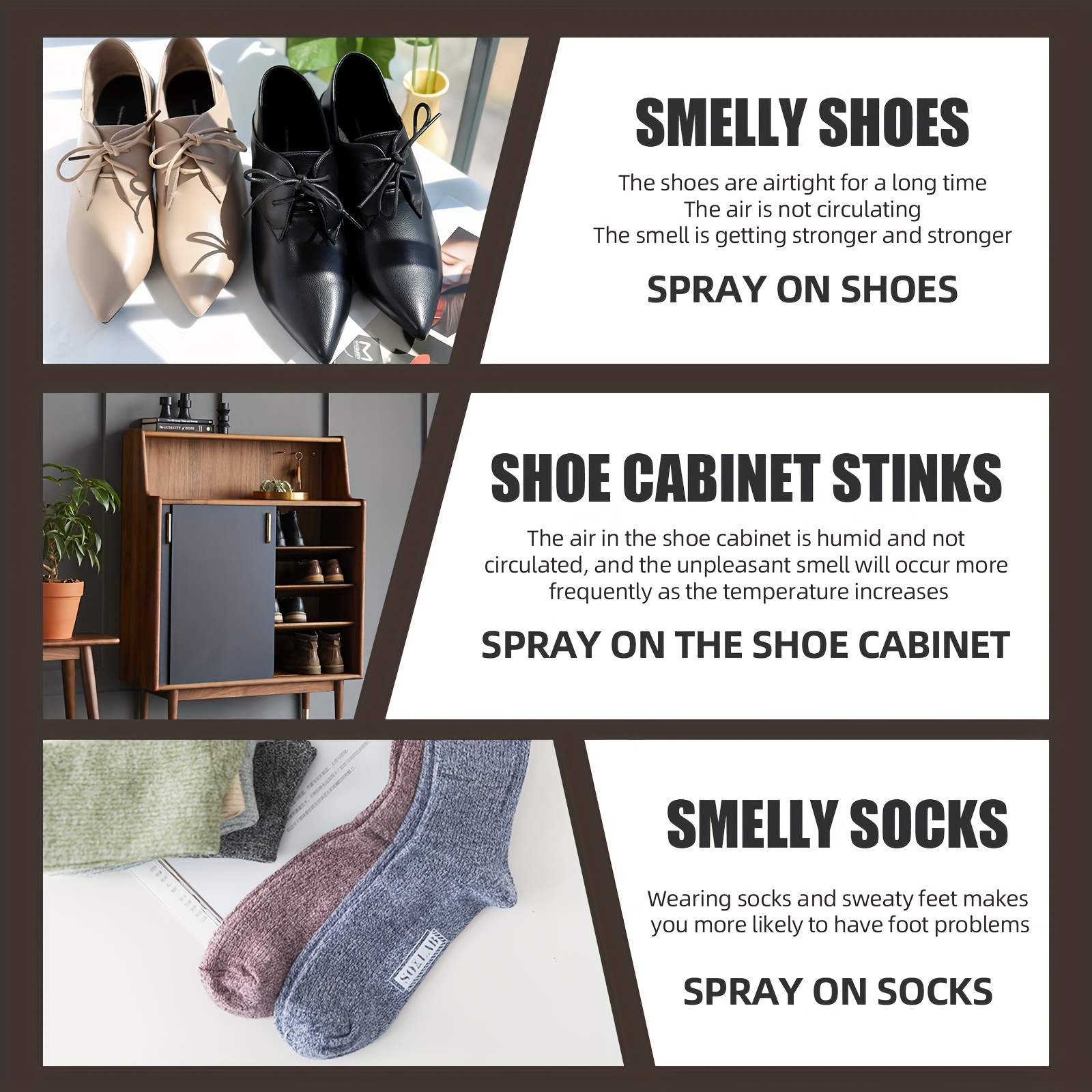 Footwear Deodorant Spray Shoe Sock Odor Eliminator Temu