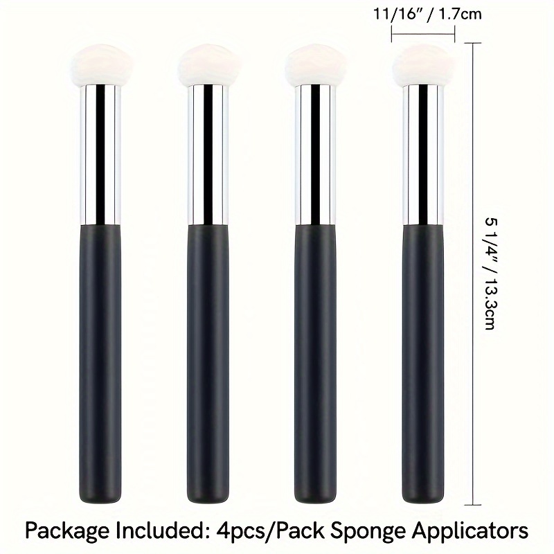 Image of 4pcs/set Sponge Applicators Mini Paper Pouncers For Easy Ink Application On Paper Cards Making Scrapbooking Craft Handtools Supplies