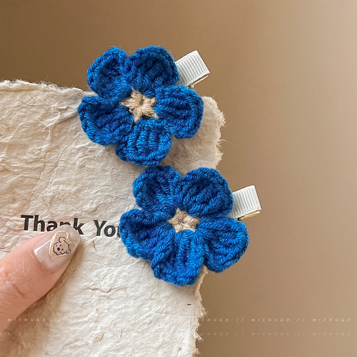 TEMU 2pcs Of Cute Flower Hair Clips For Women, Holding Side Bangs And Versatile Hair Additions