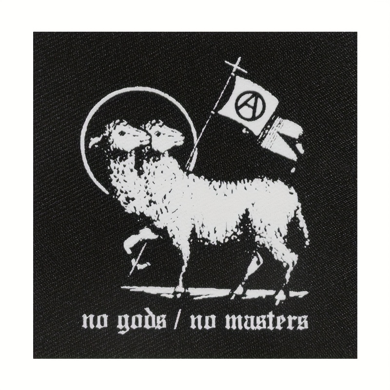 1pc No Print Punk Patch Sew On Humorous Patches For Clothing Jacket Trucker Hat Gift