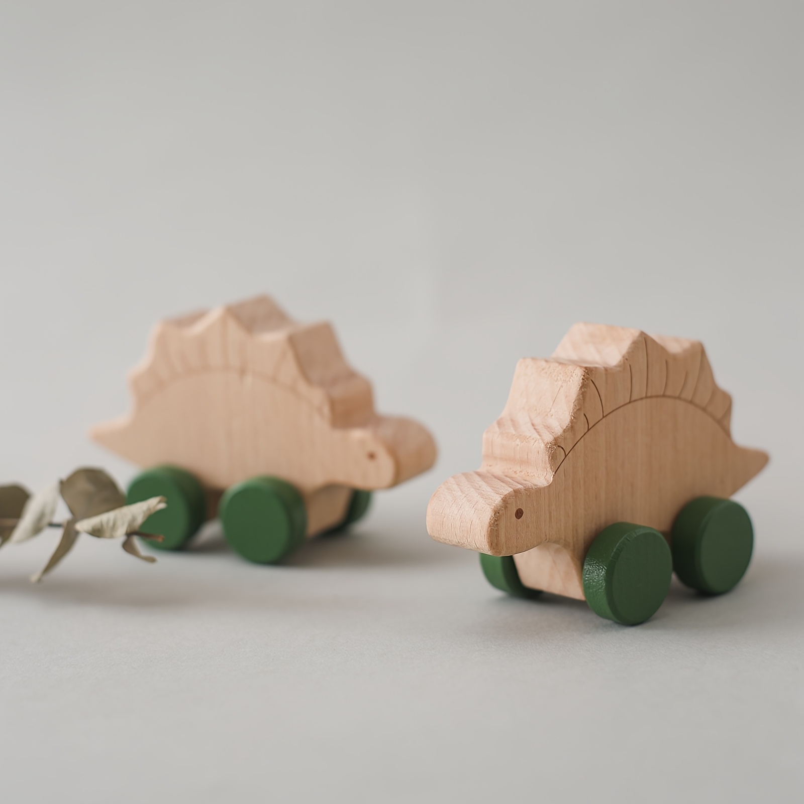 Wooden Dinosaur Sorting Car Toy for Baby Development