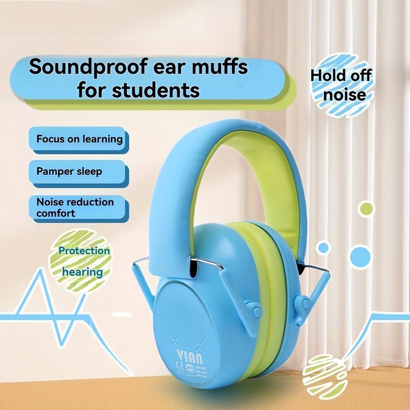 

Vian Soundproof Earmuffs For Teens - & , Ideal For Drumming, Sports, Studying & Sleeping, With Passive Hearing Protection,