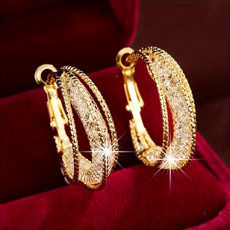 18k gold earrings designs 2024 with price