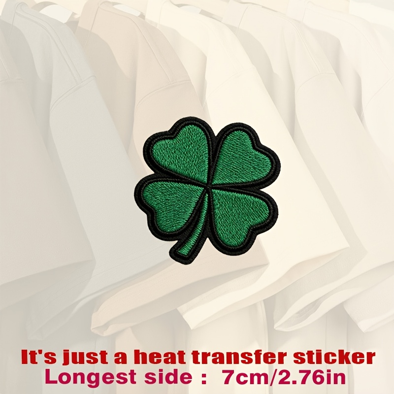TEMU verde decorato con tessuto testurizzato e , per , adesivi a trasferimento termico adatti a tessuti come abbigliamento, , borse di tela, cuscini,