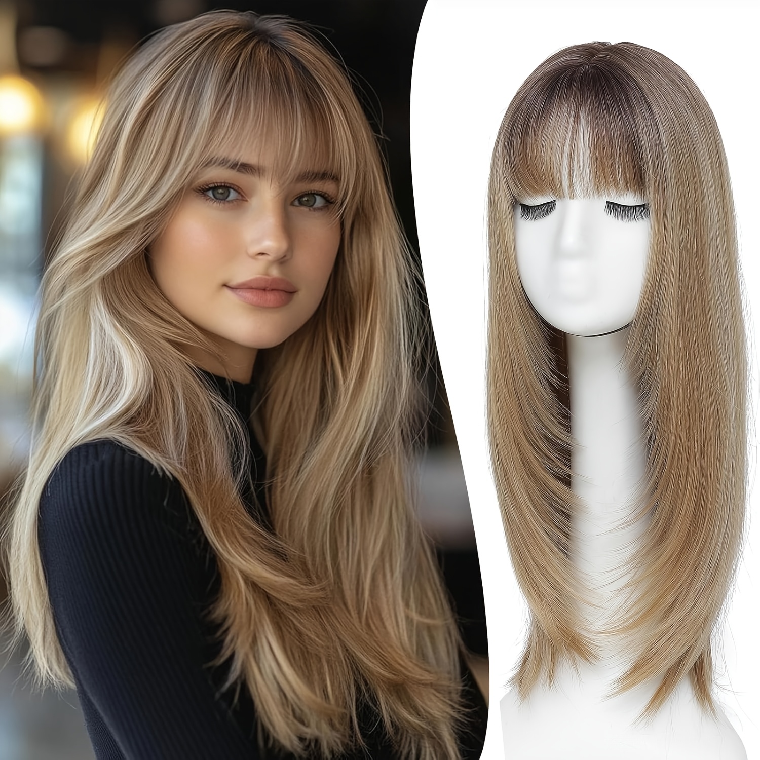 hair toppers women sold on Temu United States