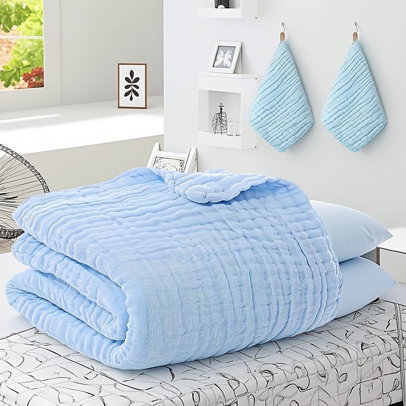 Baby blanket and square towels