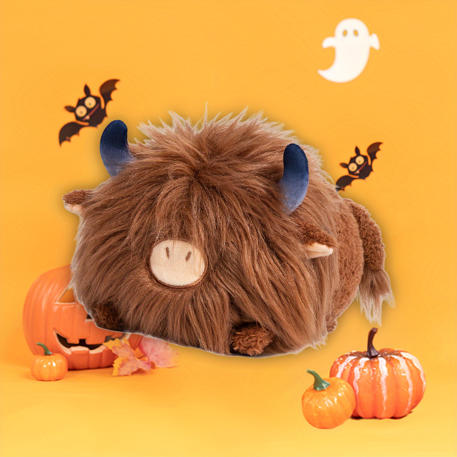 

Mewaii 7" Cute Highland Cow Plush Pillow, Soft Kawaii Stuffed Animals Pillow, Cute Plushies, Perfect Gift For Halloween, Christmas, Thanksgiving, Birthdays