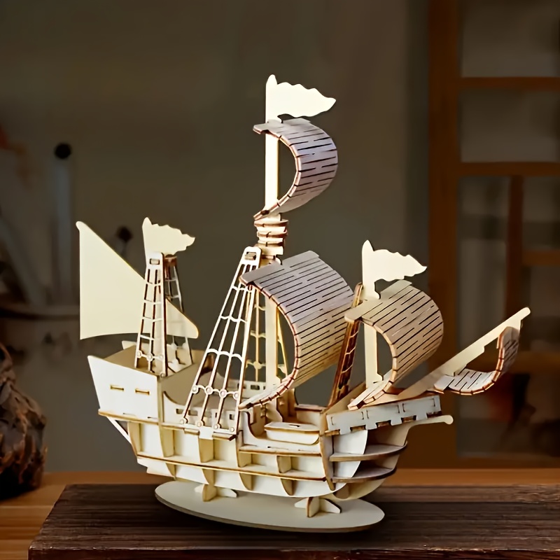 

Exquisite 3d Wooden Kit - Unique Diy Collectible For Decor, For Christmas, , And Enthusiasts