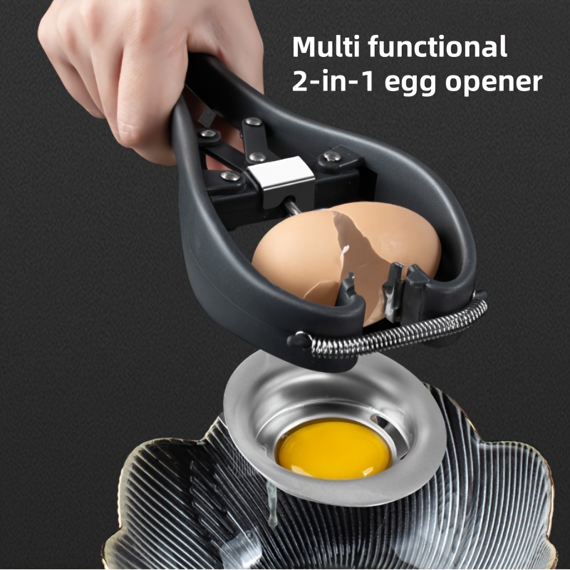 

Stainless Steel Egg White Separator - Easy-to-use Kitchen Gadget For Perfectly Separated Yolks & Whites