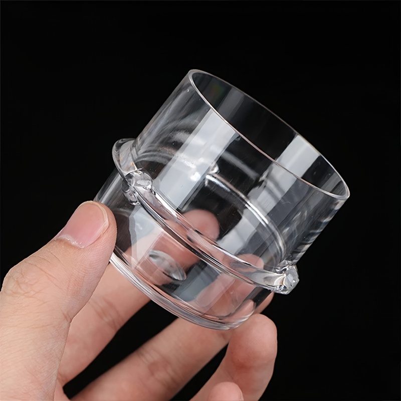 Image of 1pc/2pcs Clear Measuring Cups For /tm6/tm5 Dispensing Lids, Mixing Jar Lids, Blender Additions (100ml), (blender Parts And Additions, Measuring Cup Lids)