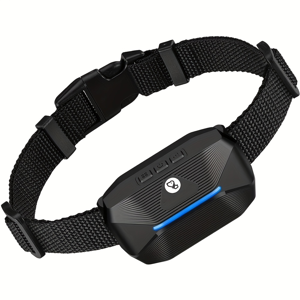 Portable Bark Collar For Dogs - Barking Shock Collar With 5 Adjustable Levels, Led Indicator, Dog Bark Collar With Vibration & Shock , Levels Shock , Without Battery