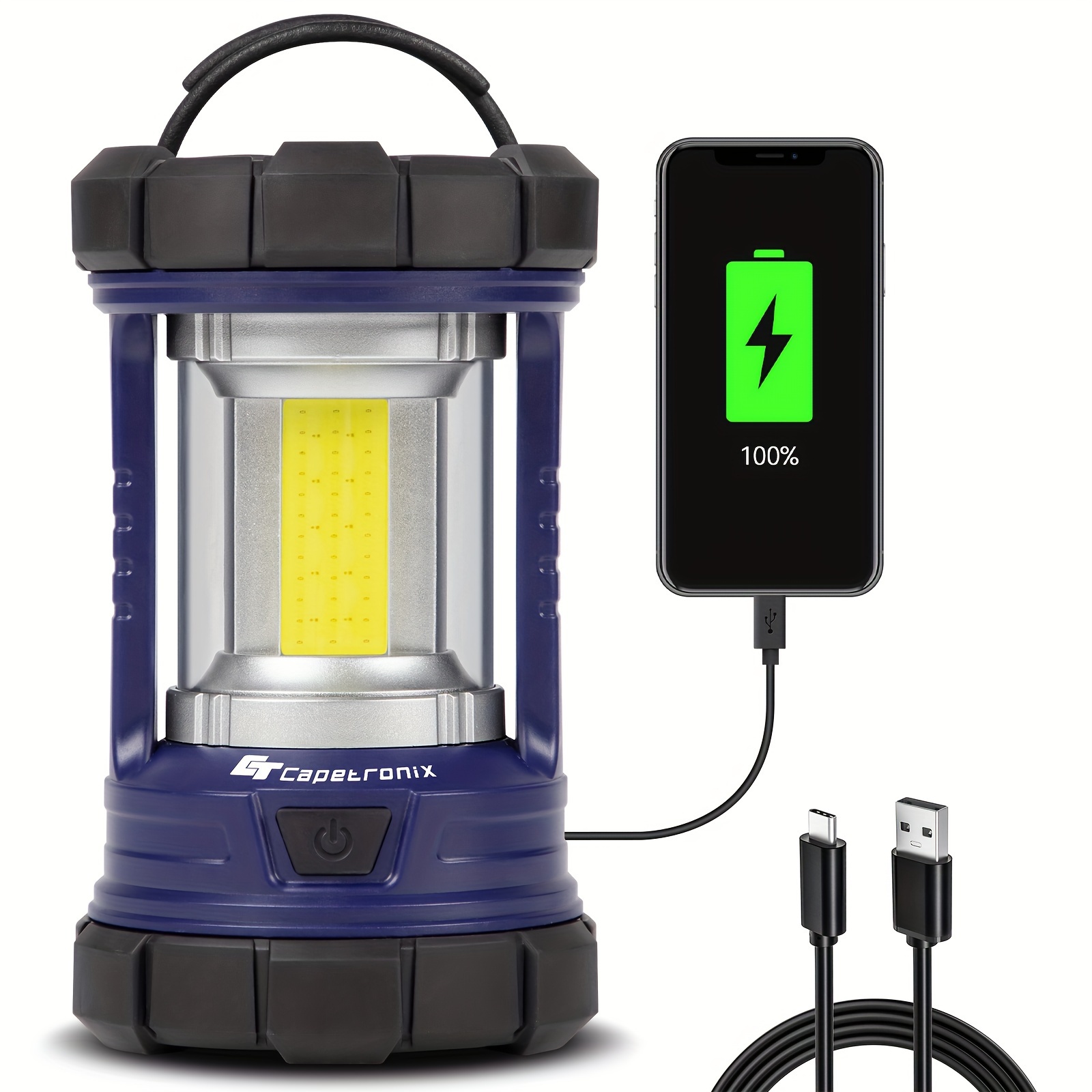 

Camping Lantern, 3200lm Led Lanterns For Power Outages, 4600mah Rechargeable Lantern, 5 Light Modes Camping Lights & Lanterns For Hurricane/emergency, Camping Accessories