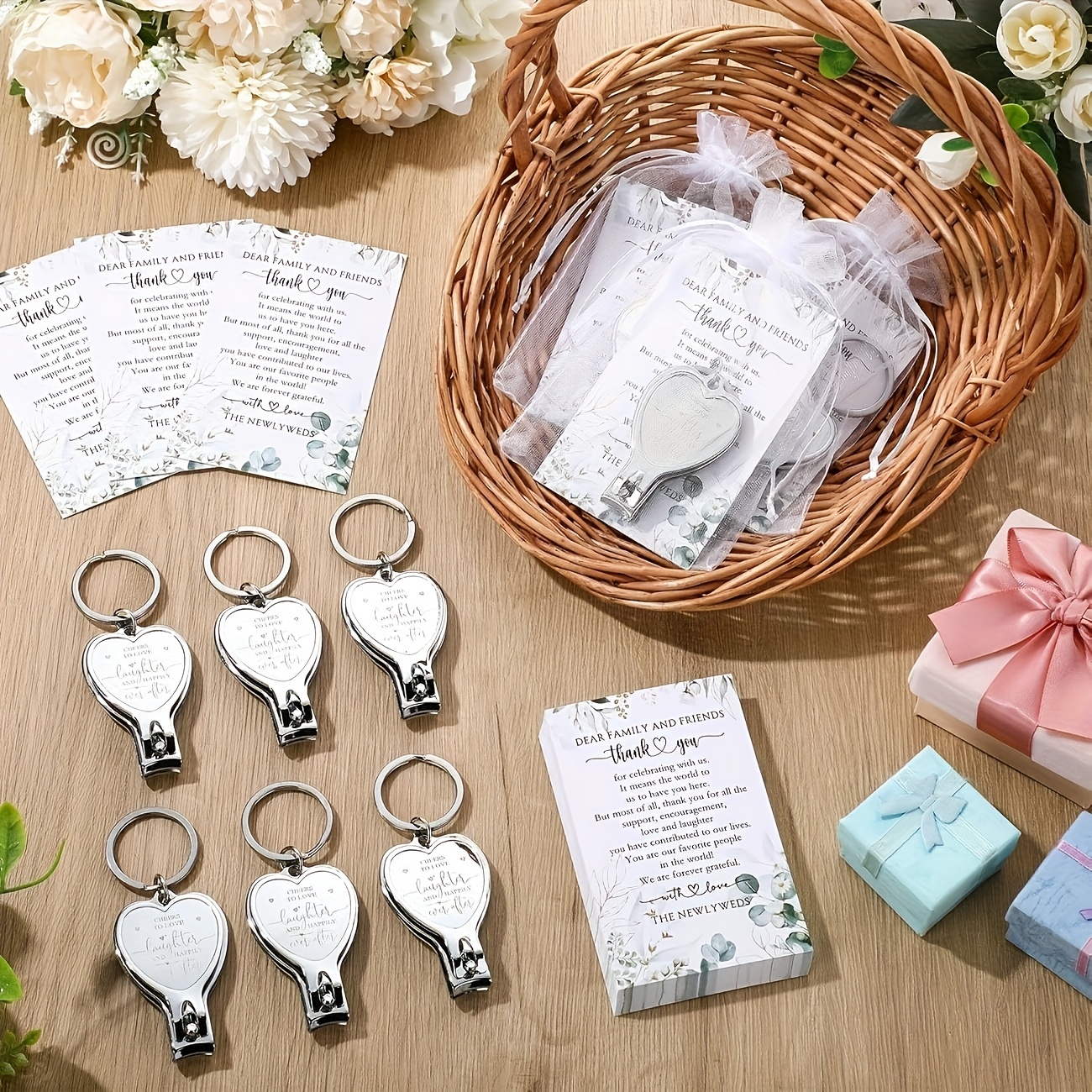 Customized Heart-Shaped Multi-Purpose 3-in-1 Gift Nail Scissors