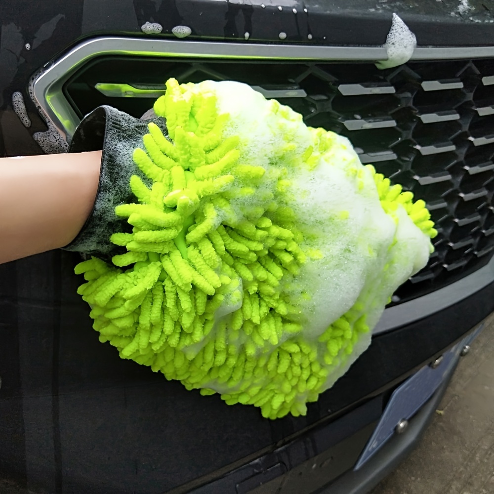 Gant microfibre de lavage auto