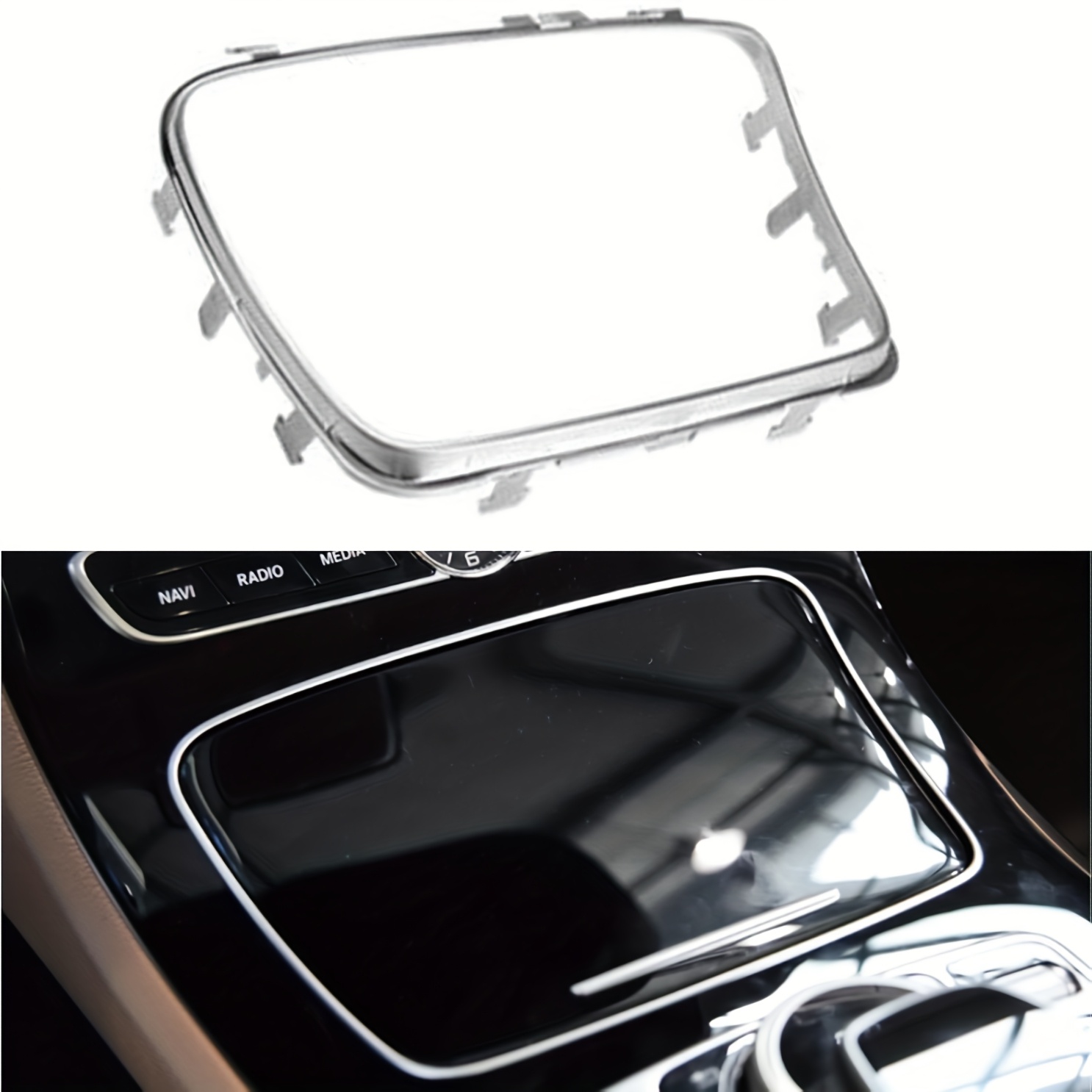   oem center console trim waterproof cup holder with metallic   for   w213 16 23 2136830600 car interior accessory sleek interior trim durable plastic material car trim accessories