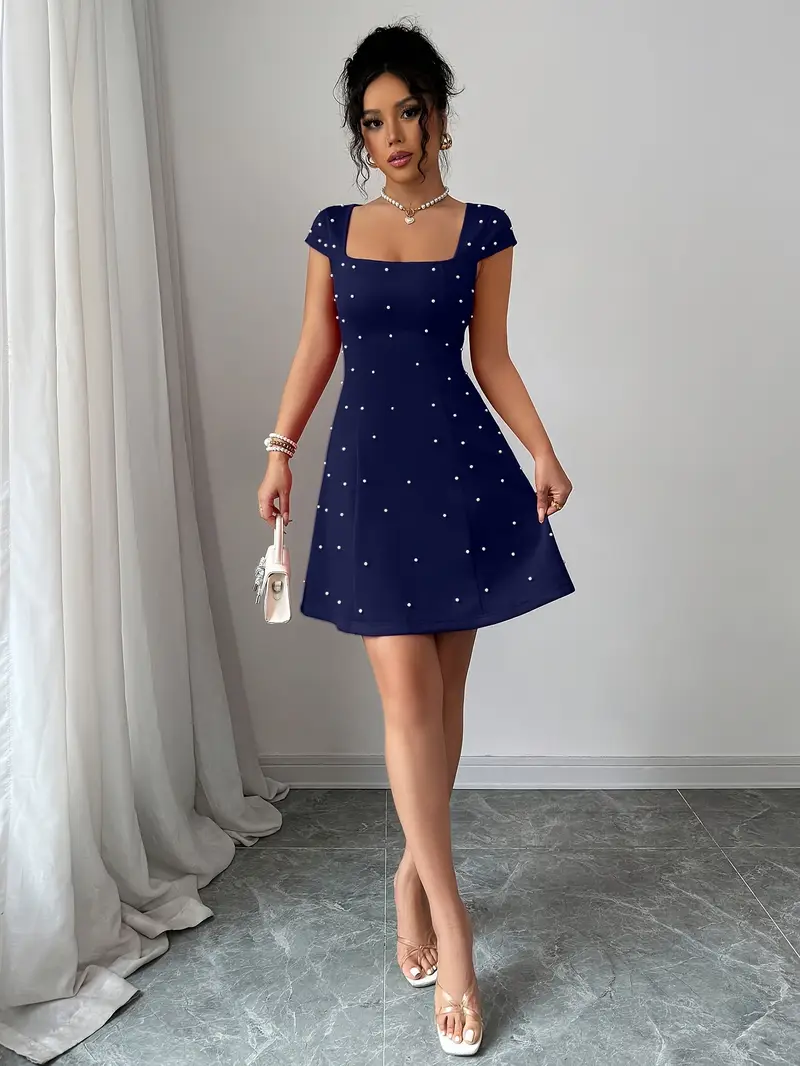 very nice dresses ladies Womens High Waisted Belted Maxi Dress Solid Color Short Sleeve Dress For Vacation Summer Tunic Summer Dresses for Womens Cute Womens Dresses for Summer 1700's Dresses for Women Cute Dresses for Women -