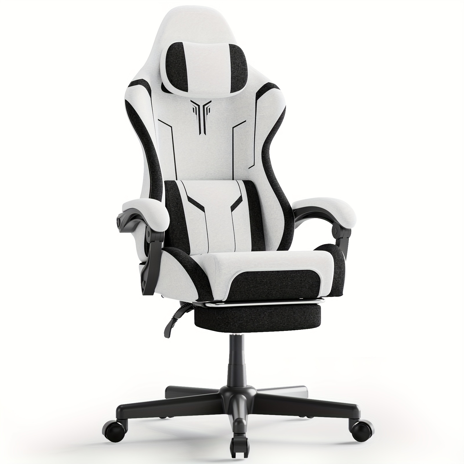 Aweioo Ergonomic Gaming Chair, Rotatable Computer Armchair With Headrest, Lumbar Support, Footrest, 150 Kg Load Capacity, In Multiple Colors